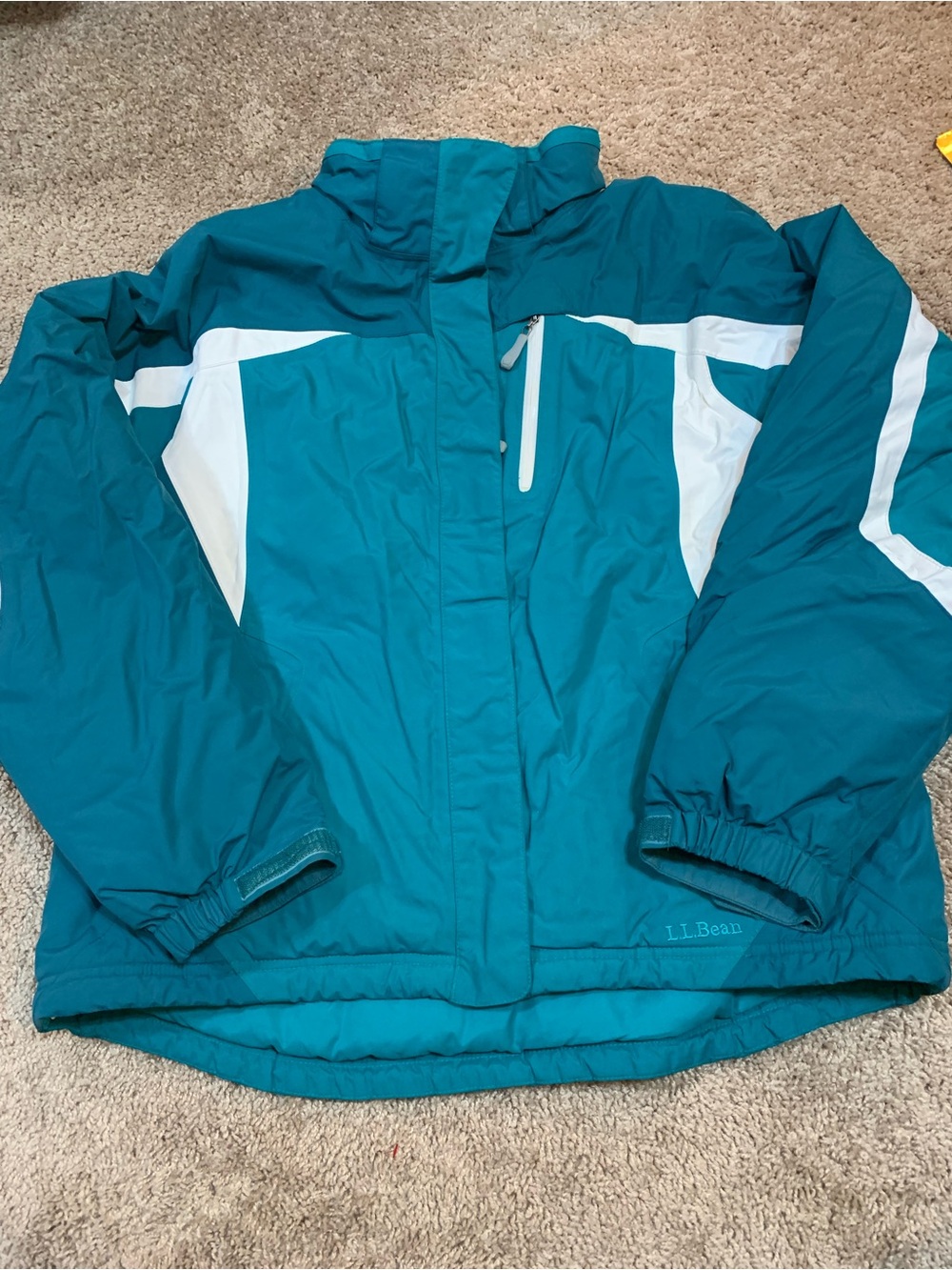 Vintage L.L. Bean Colorblick Ski Jacket. Size XL